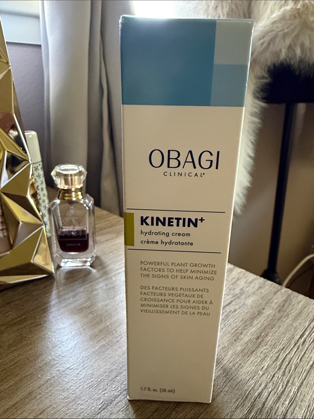 Obagi Kinetin+ Hydrating Cream - White and Blue Box